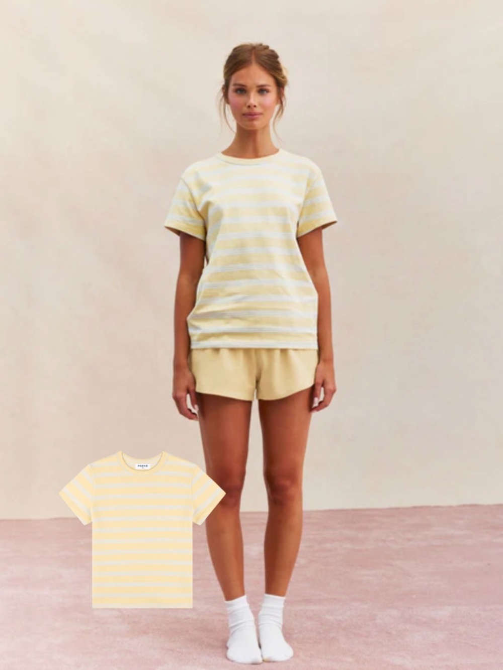 NWT Parke Wish Stripe T-Shirt
